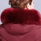 Long Over-the-knee Thick Cotton-padded Jacket Middle-aged and Elderly Winter Jacket Cotton-padded Jacket Plus Size Cotton-padded Jacket for Ladies