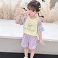 Girls' Summer Clothes Children's Summer Western Style Children's Summer Suits Female Baby Two-piece Suit