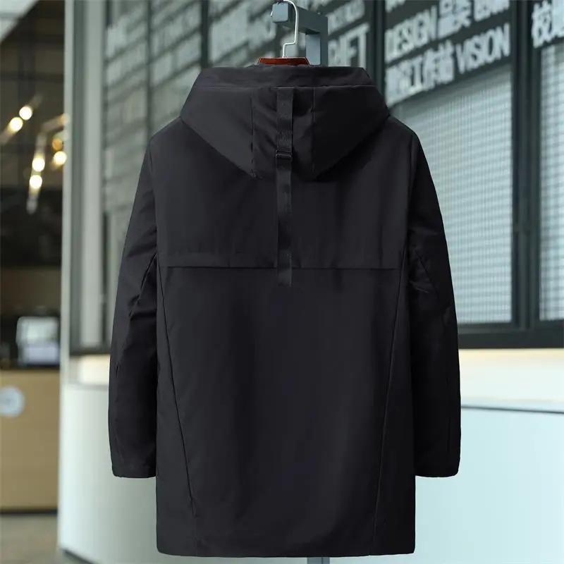 Plus Size Winter Jacket for Men 11XL Oversized Warm Parkas Coat Hooded Windbreaker Down Jackets