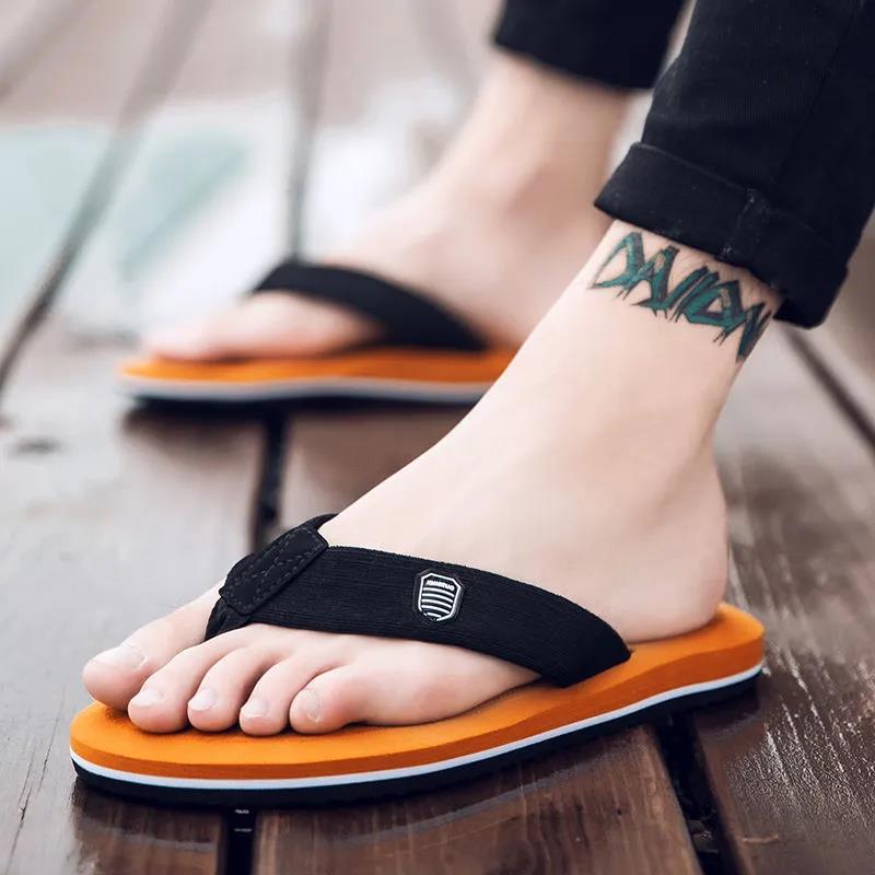 Men's Slippers for Summer Household Non-slip Thick Bottom Indoor Sandals