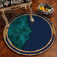 Round Carpet Fashion Modern Splicing Round Living Room Carpet Bedroom Hanging Basket Chair Non-slip Floor Mat Carpet