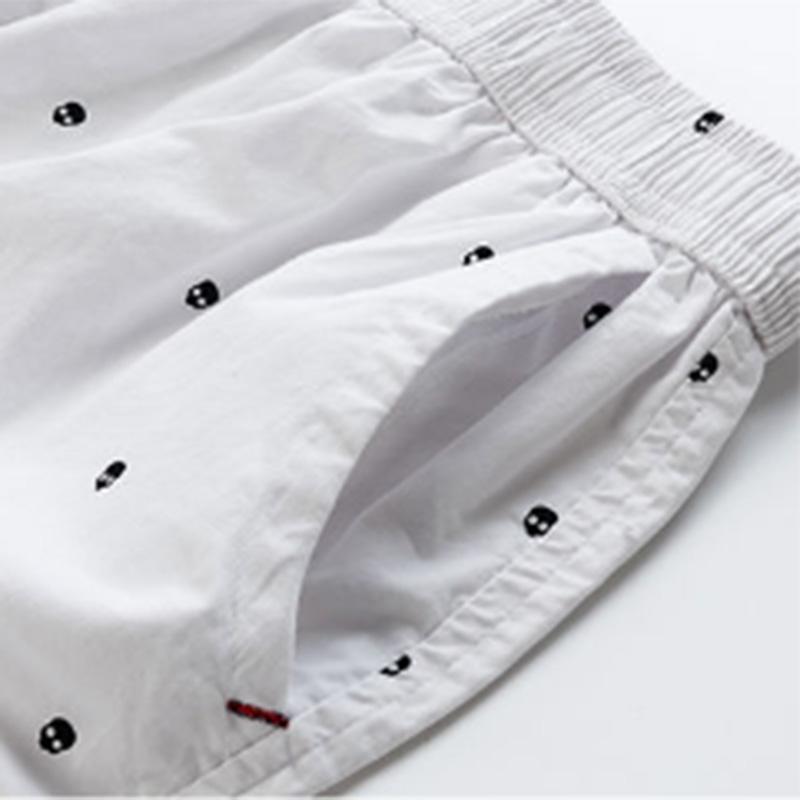 Trendy Summer Men's Shorts Cotton Three-point Beach Pants Loose Shorts Home Casual Pants Quick-drying Sports Shorts