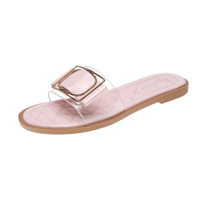 Summer Set Feet Sandals Slippers Women Fashion All-match Casual Outdoor Beach Flat Sandals