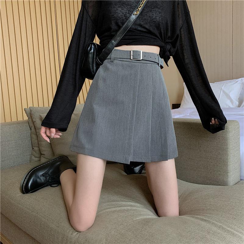 Women Sexy Tight Irregular A-line High Waist  Short Skirt Zipper Elastic Waist Club Casual Home Office