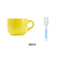 Mark Cup with Lid and Spoon Milk Cup Home Breakfast Cup Men's Water Cup Female Couple Cup Ins