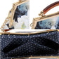 Ethnic Style Women Printing Handbag Messenger Dual Purpose Exquisite High Quality Elegant Doctor Bag Evening Banquet Bag