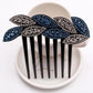 Diamond Leaf Hair Comb Insert Comb Hair Accessories Plate Hairball Head Drill Bit Flower Girl Hairpin Mother Headdress Shiny Hairpin