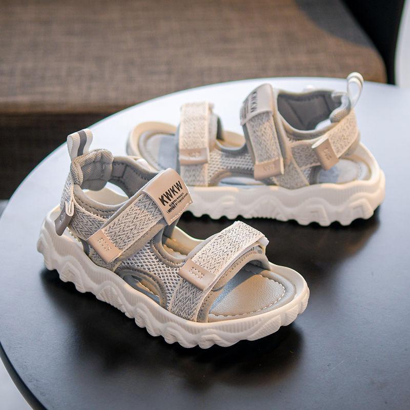 Children's Sandals Men's Summer Boys' Shoes Sandals Soft-soled Non-slip Breathable  Lightweight Beach Shoes