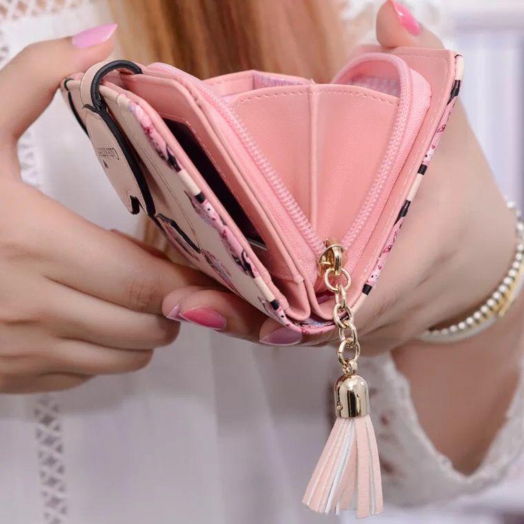 Wallet Girl Student Short Kitty Mini-change Wallet Girl Student Card Lady Wallet