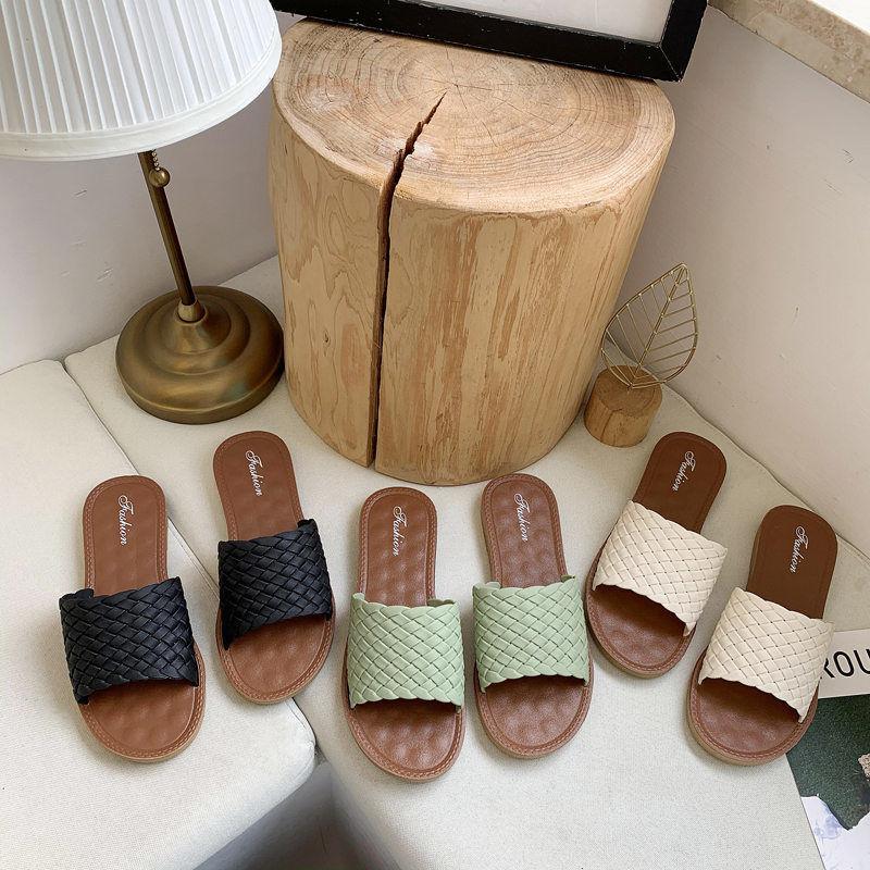 Slippers, Women's Summer Wear  Home Non-slip Shoes  Female Students  Korean Fashion Shoes  Ladies Sandals