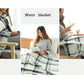 Thicken In Autumn and Winter To Keep Warm and Heat Take A Lazy Flannel Blanket Multi-purpose Shawl Blanket Female Nap Cloak