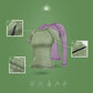 5-piece Women's Sportswear Outdoor Sports Suit Sweat-absorbent and Breathable Fitness Yoga Clothing