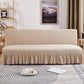 Universal All-inclusive Universal Living Room Armrestless Skirt Sofa Bed Cover Thickened Jacquard Elastic Folding Sofa Cover