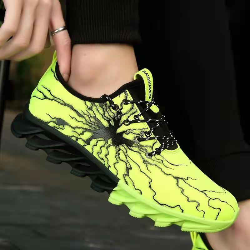 Running Shoes Men's Shoes Lightning Shoes Breathable Casual Shoes Tide Shoes