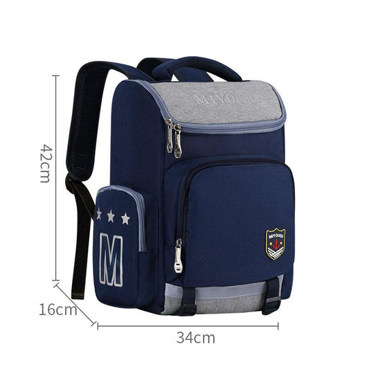 Backpack High School Junior High School Students Schoolbag Men's Trend Korean Leisure Travel Large-capacity Computer Bag