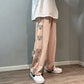 Pink Sweatpants Women's Spring Summer Korean Straight Loose Design Niche Show Thin Versatile Pants