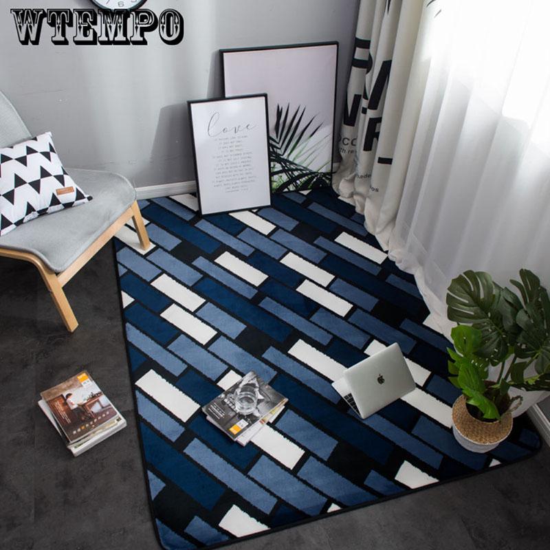 Modern metal geometric bedroom carpets for living room rug parlor tapete Fashion decor mats