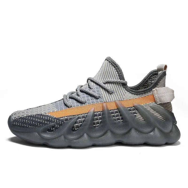 Men's Coconut Shoes Spring Sports Shoes Boys Breathable Mesh Shoes Lightweight Casual Shoes Comfortable Fitness Shoes Flying Knit Shoes