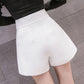 WTEMPO Irregular Solid Color Pants Shorts Women Spring and Summer High Waist Casual Loose A-line Wide-leg Pants