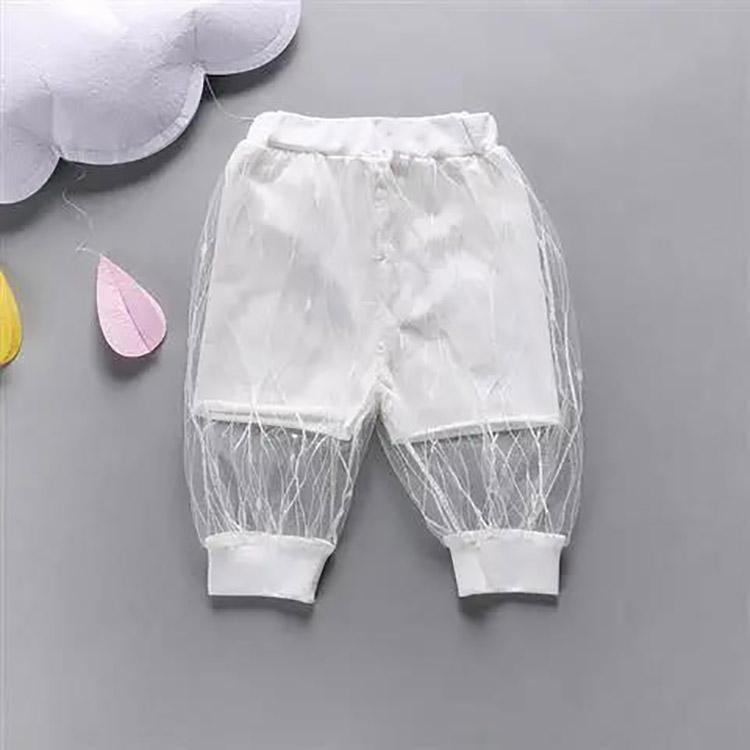 Children's Summer Thin Anti Mosquito Pants Leggings Casual Pants Mesh Korean Loose Lantern Pants Air Conditioning Pants For Boys and Girls