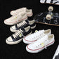 Men Canvas Fashion Brand Casual Shoes Flat for Men Comfortable Lace Up Zapatos Sapatos Youth  Sneakers