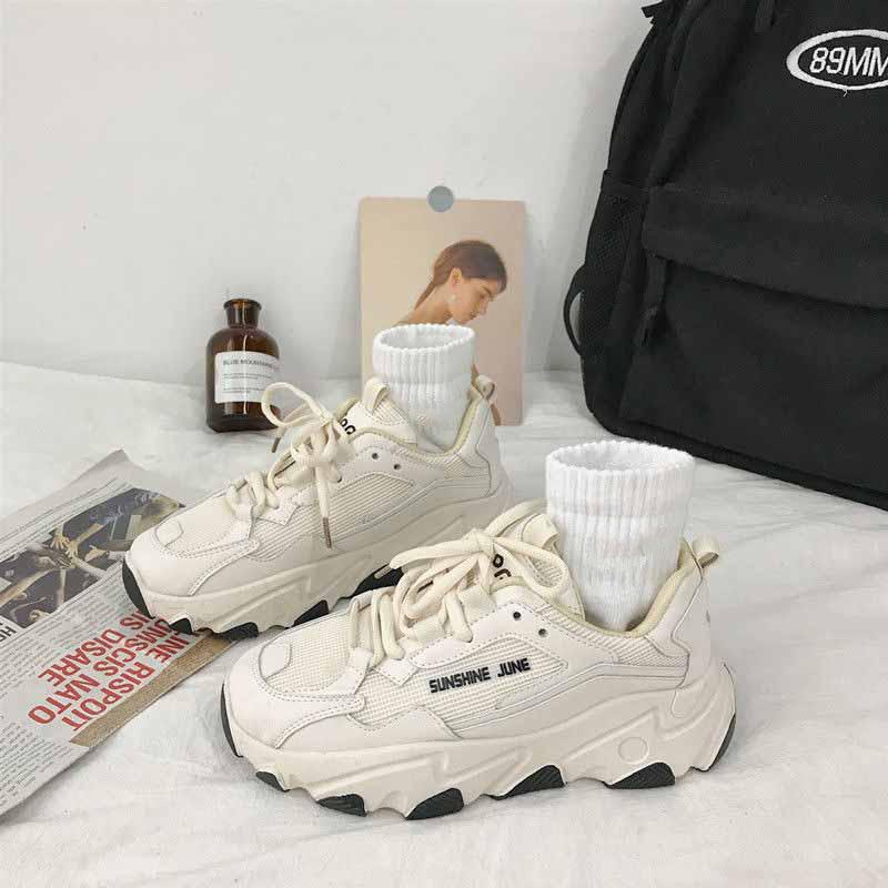 Plus Size 35-40 Summer Women Mesh Luminous Sneakers Students Breathable Running Basketball Shoes Shockproof Non-slip Shoes