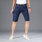 Summer Thin Denim Shorts Stretch Straight Five-point Jeans