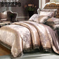 Jacquard Luxury Bedding Set Queen/king Size Bed Set Lace Duvet Cover Fitted/bed Sheet Sets