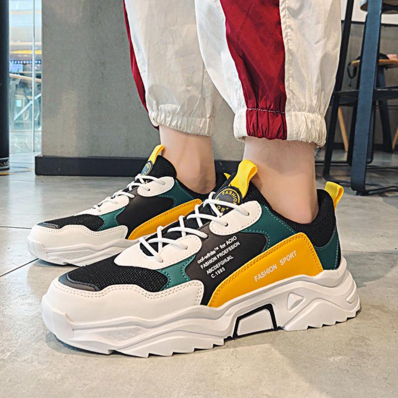 Men's casual shoes summer lightweight dad shoes men's breathable basketball sneakers running shoes