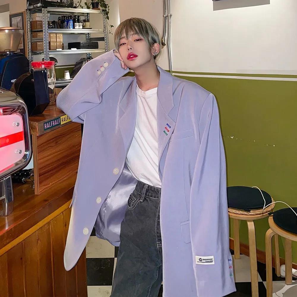 Suits Men and Women Spring and Autumn Loose and Handsome Suits Winter All-match Coat