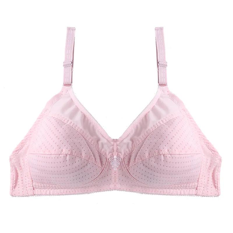 Thin Cotton Skin-Friendly Breathable No Steel Ring Comfortable Gathering Women's Underwear Bra