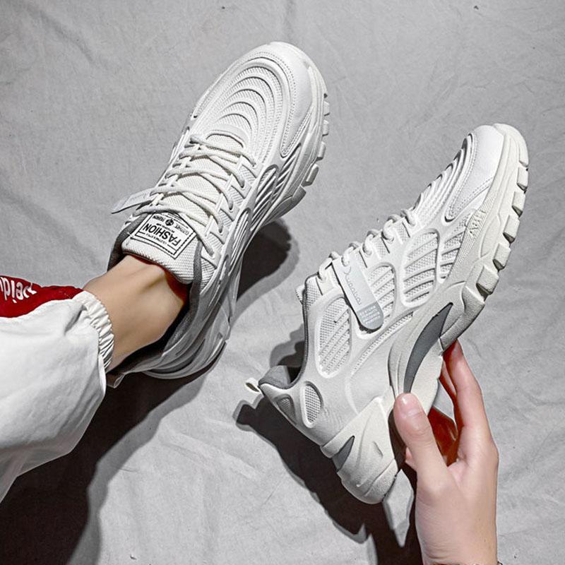Spring and Summer Men's Shoes Low-top Shoes Breathable Sports Shoes Korean Version of The Wild Student White Shoes for Men