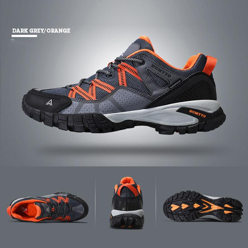 Outdoor Hiking Shoes Men's Lightweight Sports Hiking Shoes Non-slip Waterproof Wear-resistant Large Size Sports Shoes