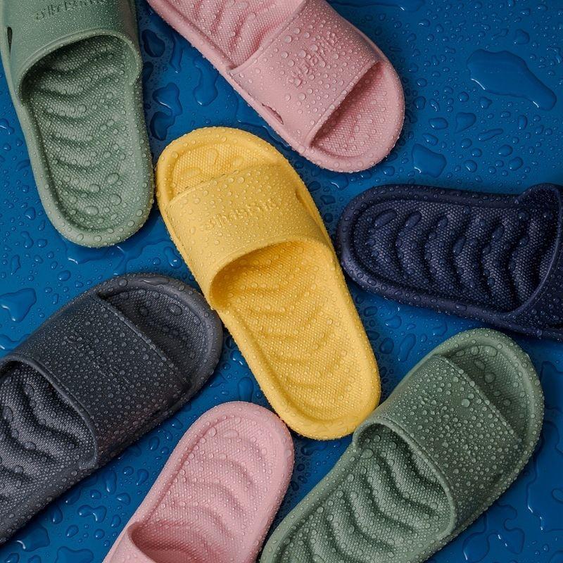Soft Bottom Non-slip Massage Household Sandals and Slippers Summer Indoor Couple Sandals and Slippers Bathroom Bath Non-slip Slippers