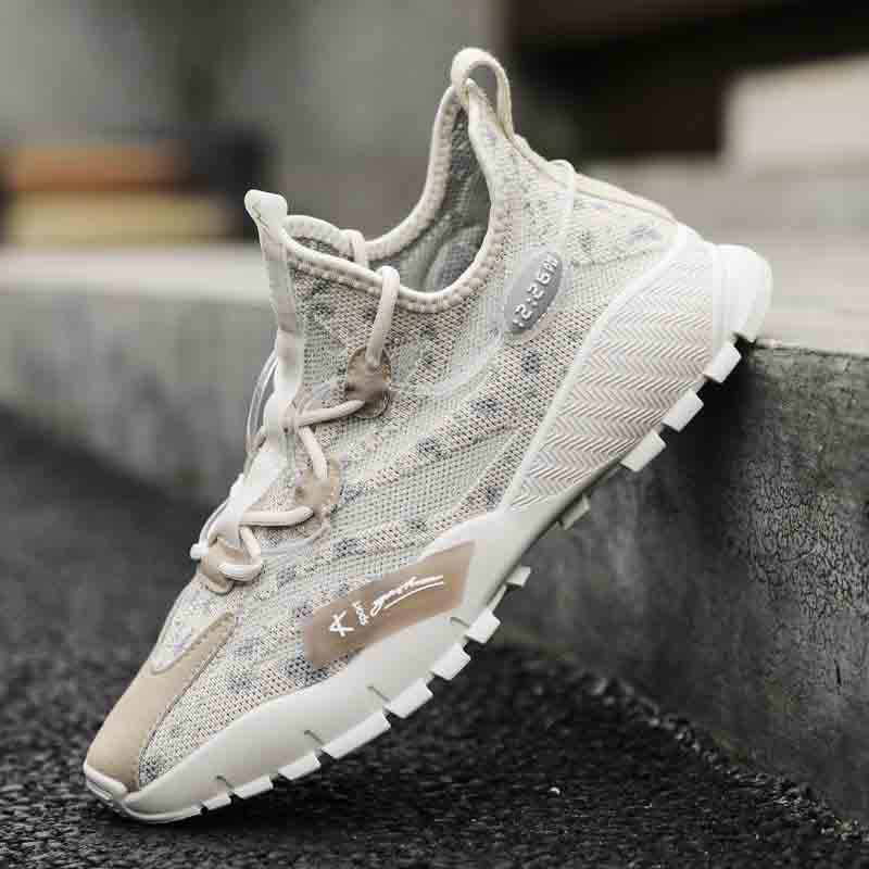 Plus Size 39-44 Men Sneakers Low-top Mesh Running Basketball Shoeses Outdoor Non-slip Sports Shoes Shockproof Shoes