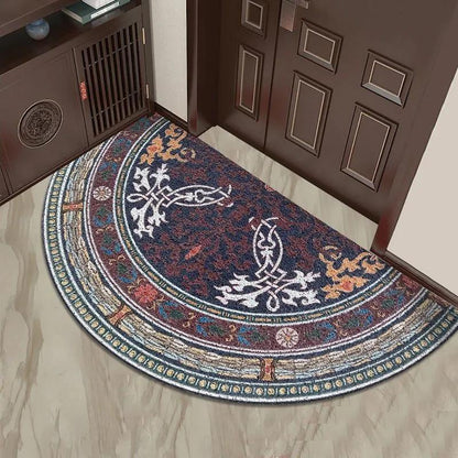 Semi-circular Carpet Belt Rubber Wire Ring Mysterious Door Pad Home Home House Foot Pad Bathroom Pad Non-slip Water Wash