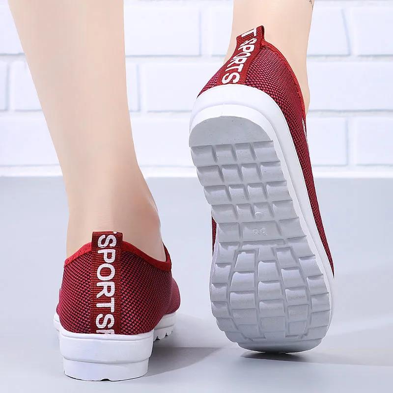 Women's Shoes Spring and Autumn Low-top Cloth Shoes Non-slip Soft-soled Sneakers