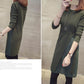Autumn and Winter Loose Casual Dress Fashion Simple Temperament Base Skirt Mid-length Pullover Women's Sweater Dress