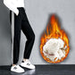 Winter Style Plus Velvet Thickening Female Winter Student Trousers, Nine-point Loose-fitting Casual Pants, All-match Fashion To Keep Warm
