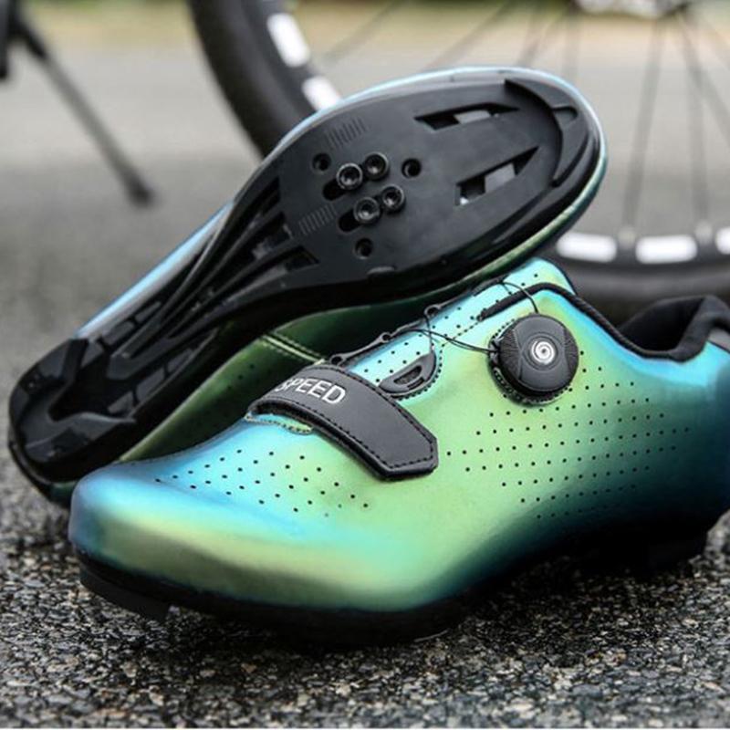 Road Cycling Shoes Hard-soled Mountain Bike Bicycle Professional Lock Shoes Men and Women Power-assisted Bicycle Flat Shoes
