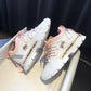 Fall Fashion Casual Daddy Shoes School Girl Sneakers Korean Version of All-match Color-blocking Running Shoes