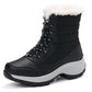 Autumn Winter Outdoor Warm Waterproof Snow Boots Cotton Boots Cotton Shoes Plush Thick Martin Shoes