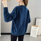 Autumn and Winter Mink Velvet Sweater Loose Casual Jacket Fashion Knitted Blouse