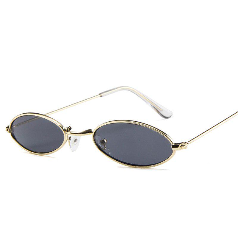 2019 New Brand Designer Vintage Oval Sunglasses Women Men Retro Clear Lens Eyewear Small Sun Glasses
