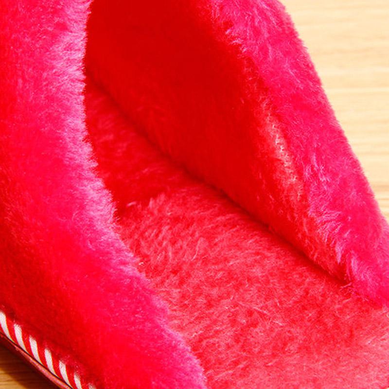Cotton Slippers Women's Home Home Indoor Slippers Winter Non-slip Thick-soled Shoes
