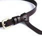 Women's Belt Thin Belt Square Pin Buckle Solid Color Simple