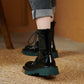 Boots Woman Martin Boots Thin Section Thick-soled Women's Boots Were Thin In The Tube Knight Boots Single Boots Leather Boots