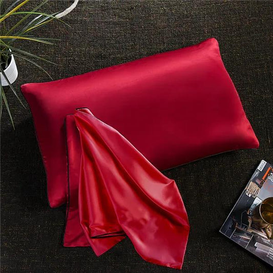 Cool Washed Silk Pillowcase Silky Soft Pillowcase Pillowcase Nude Sleeping 48x74cm