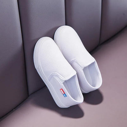 Children's Shoes for All Seasons Boys and Girls Soft Sole Anti-slip Flat Shoes Solid Color Kid's Casual Light Shoes