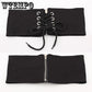 Women elastic thin leather waist belt fashion party skirt with belt casual long